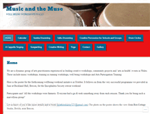 Tablet Screenshot of musicandthemuse.com